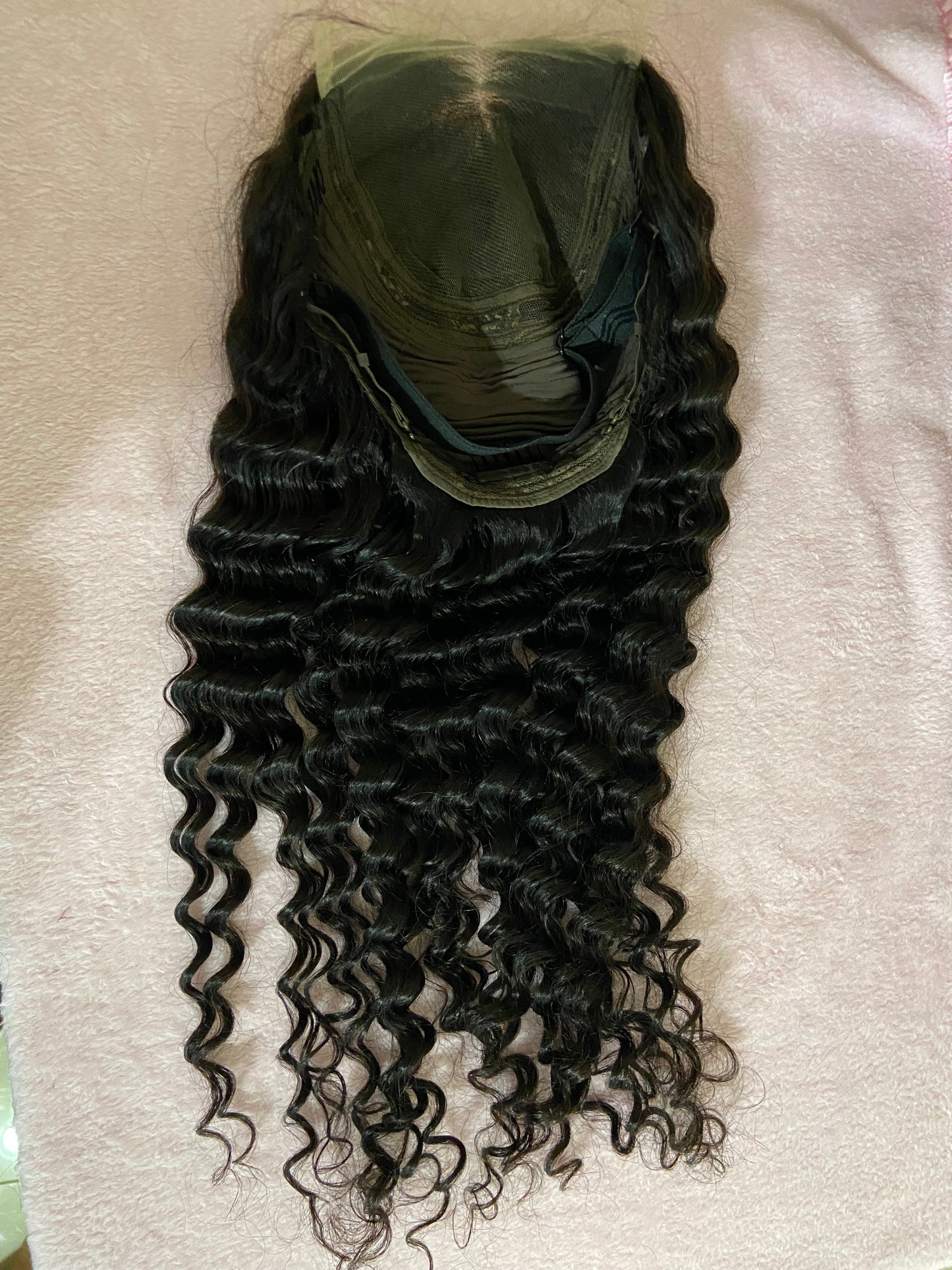 New deep wave 20in closure wig